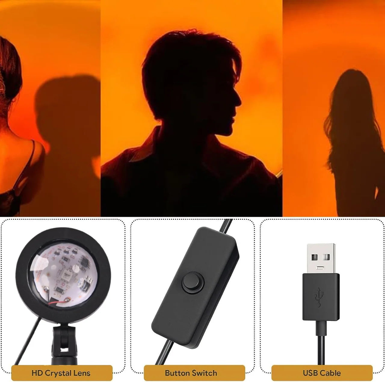 Sunset Lamp by Veyora™ with 16 Colors in 1, with Remote (PREMIUM QUALITY)