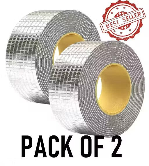PACK OF 2, Super Strong Adhesive Waterproof tape Permanent Repair Roof Water Leakage